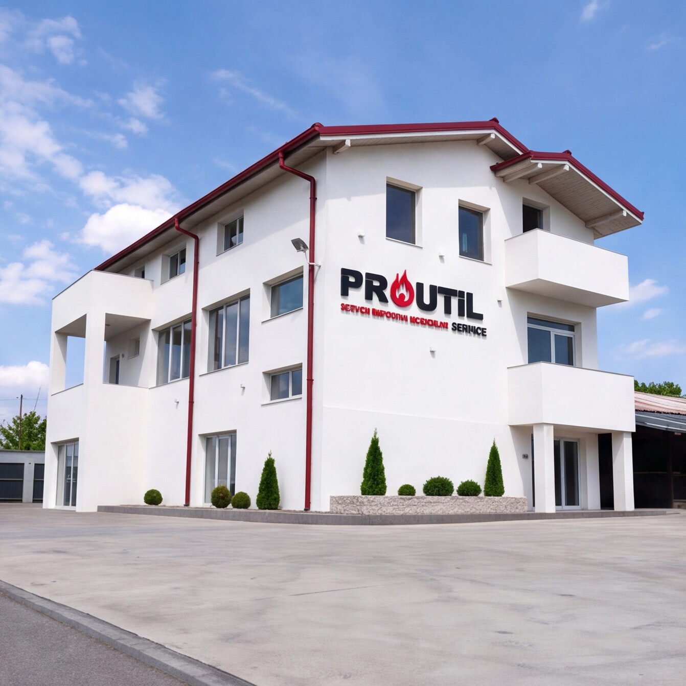 Clădirea PROUTIL și identitatea companiei